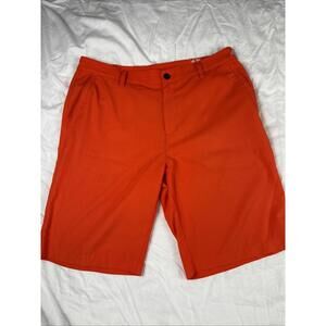 Adidas Men’s Size 34 Orange 11” Performance Golf Shorts